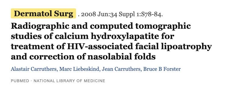 Carruthers et al., Dermatologic Surgery 2008